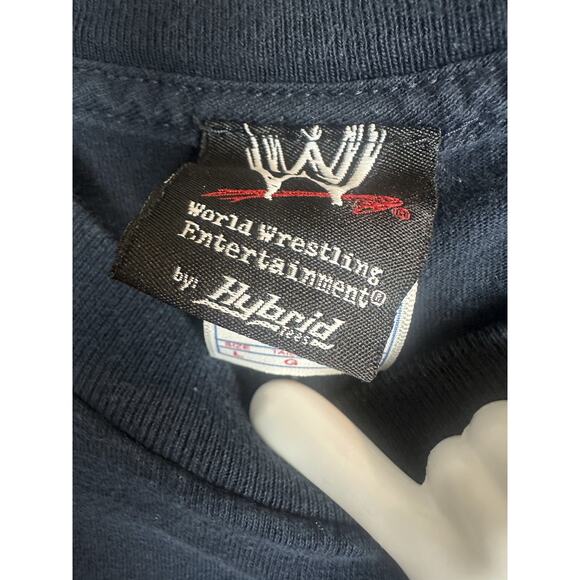 WWE 2007 John Cena Championship Graphic Black T-Shirt Hybrid Junior Size Large - Picture 6 of 11